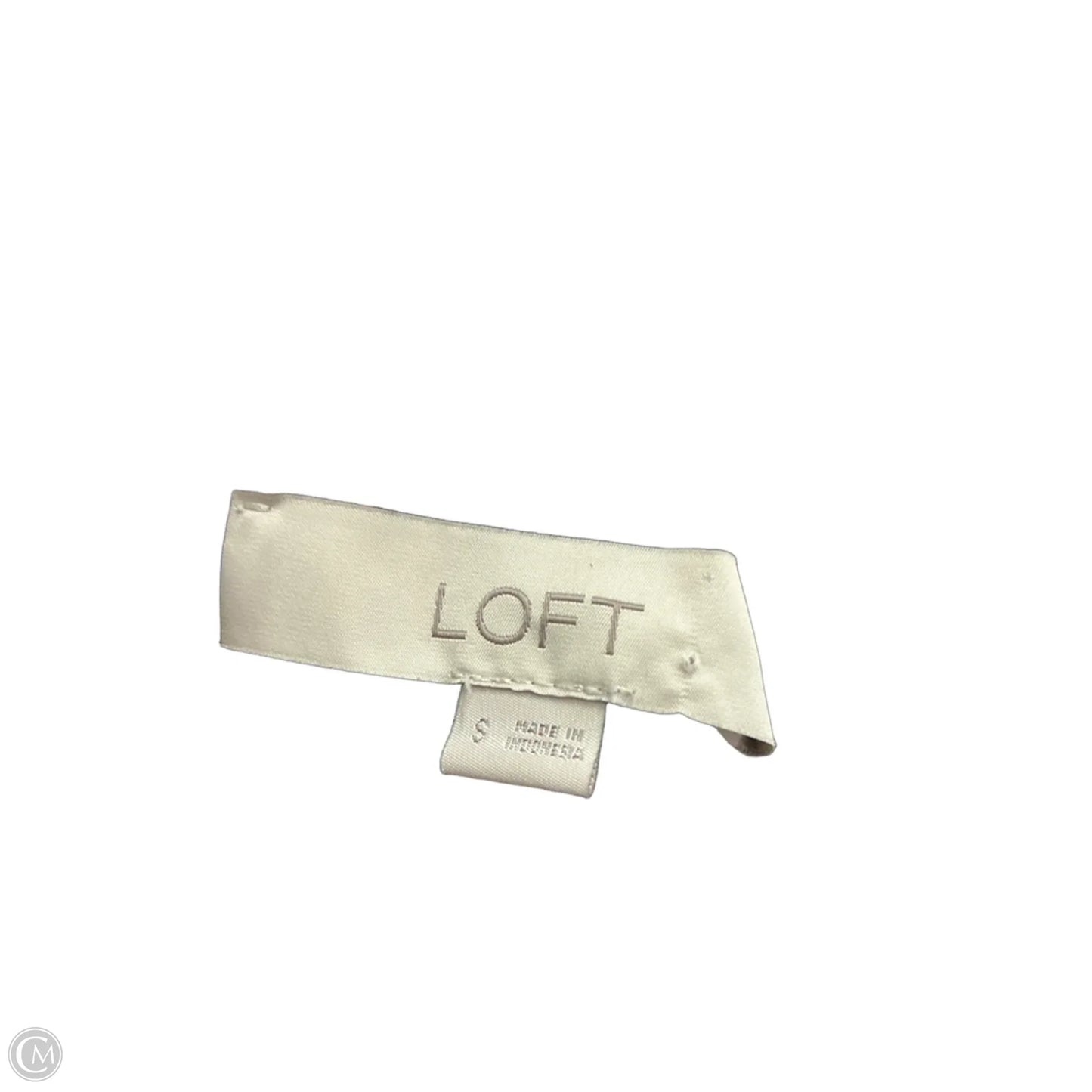 Top Sleeveless By Loft In Floral Print, Size: S