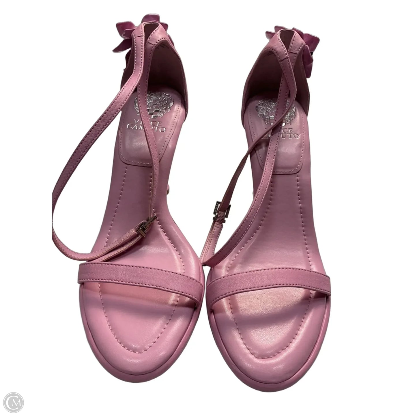 Sandals Heels Stiletto By Vince Camuto In Pink, Size: 9.5