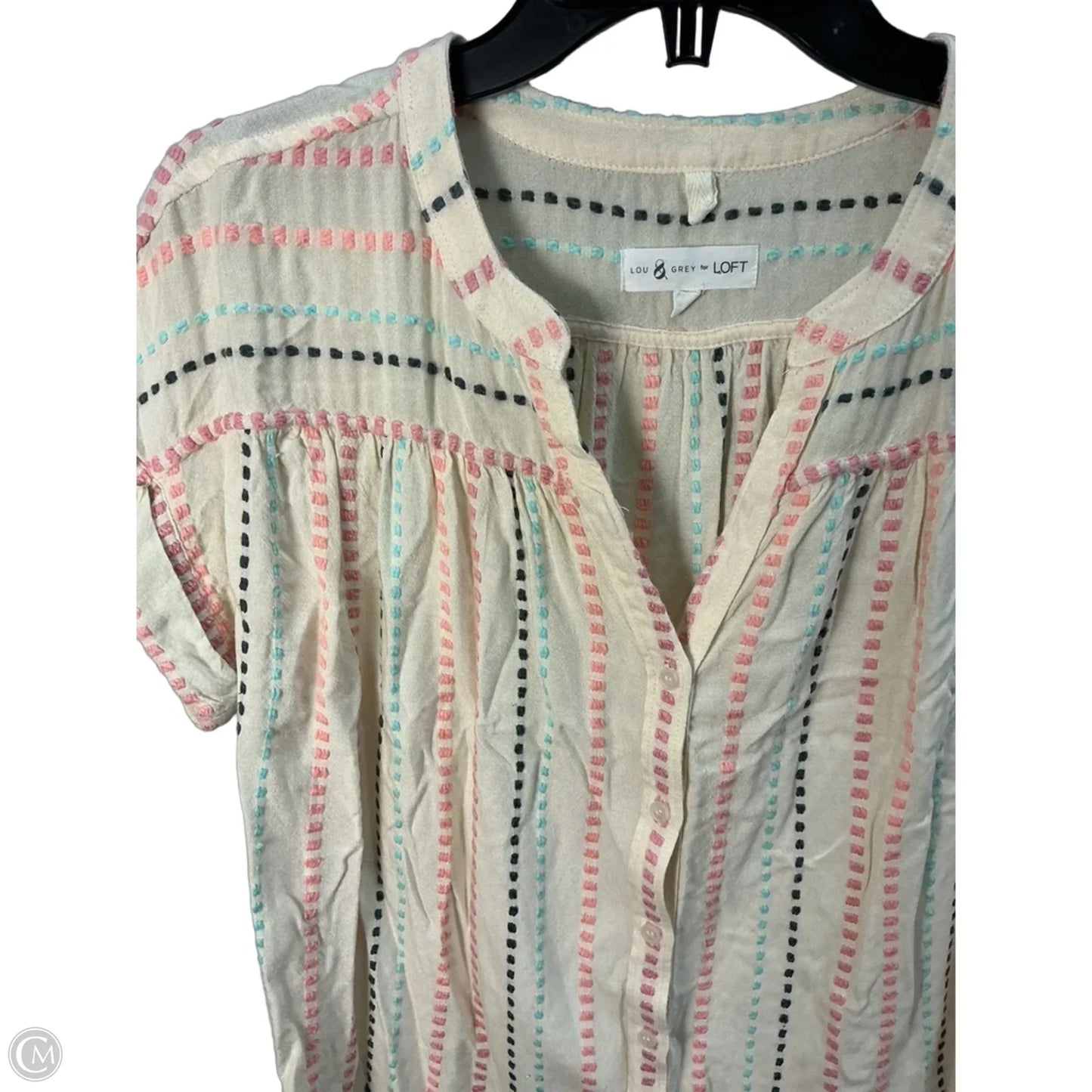 Top Sleeveless By Lou And Grey In Yellow, Size: Xs