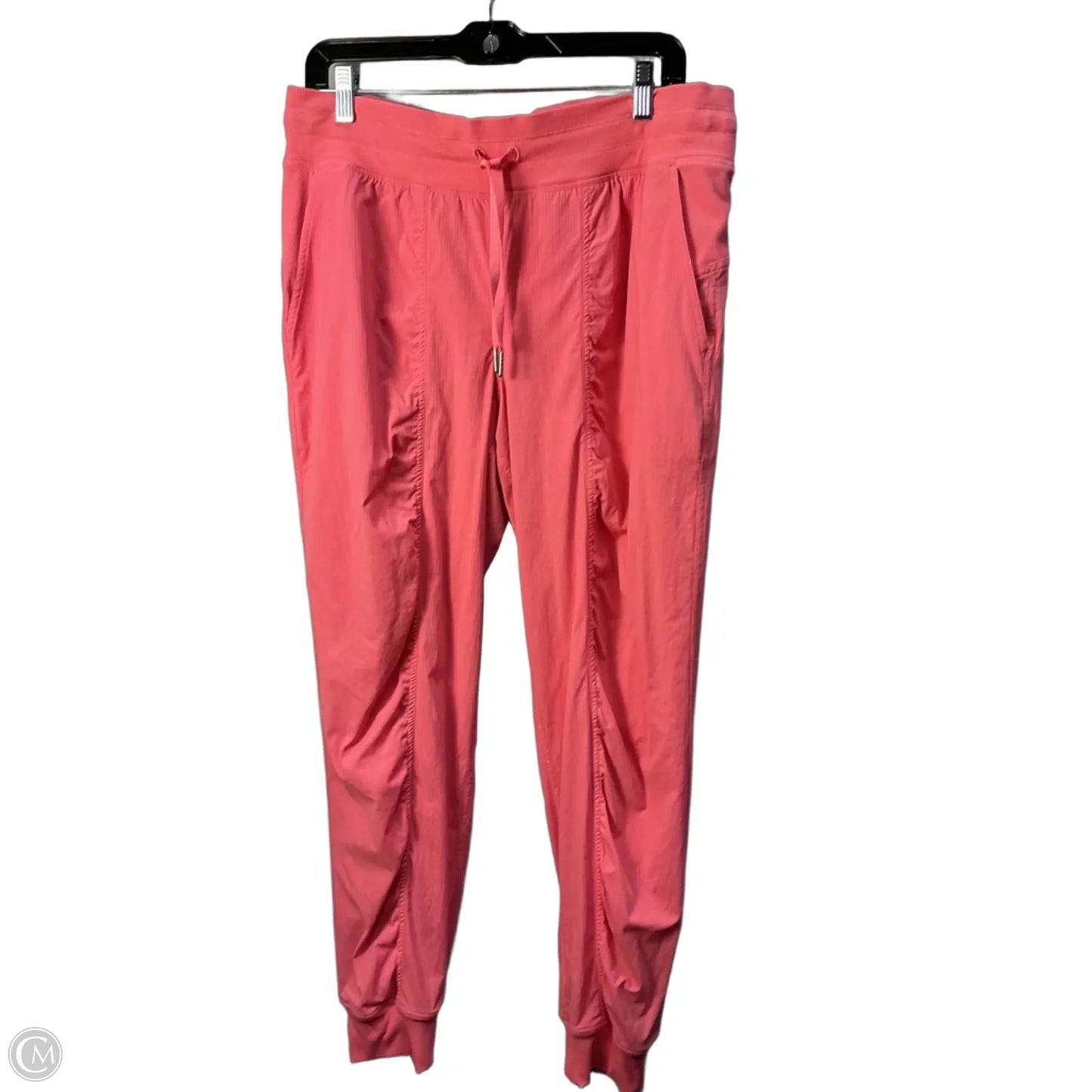 Athletic Pants By Lululemon In Pink, Size: L