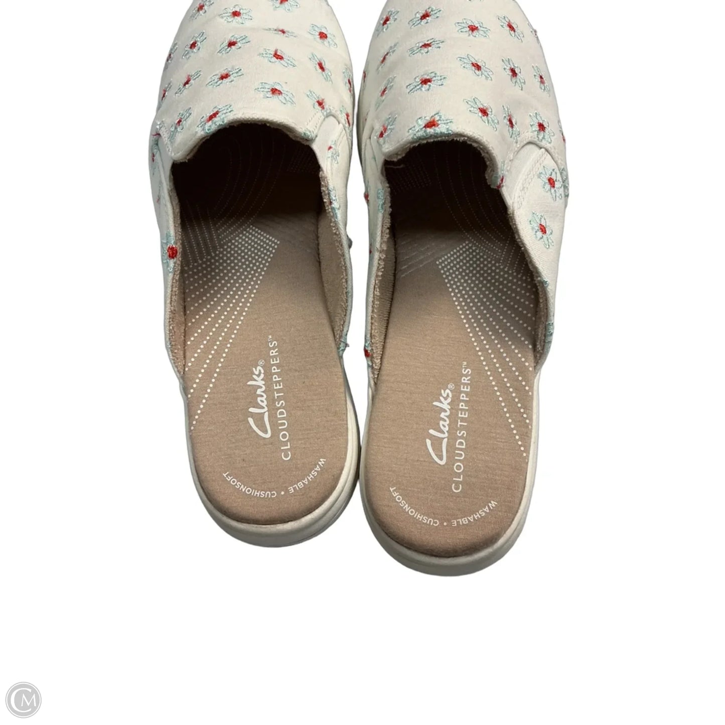 Shoes Flats By Clarks In White, Size: 11