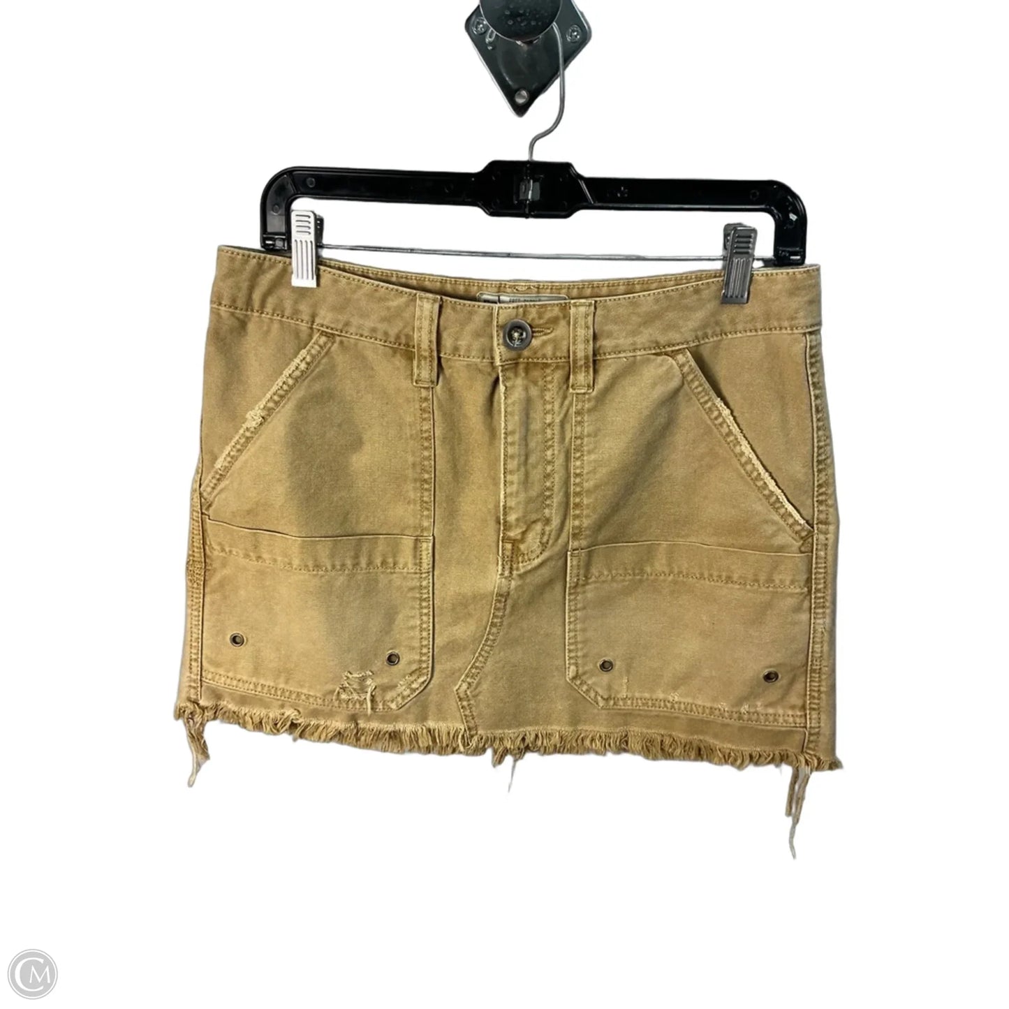 Skirt Mini & Short By Free People In Yellow, Size: 4