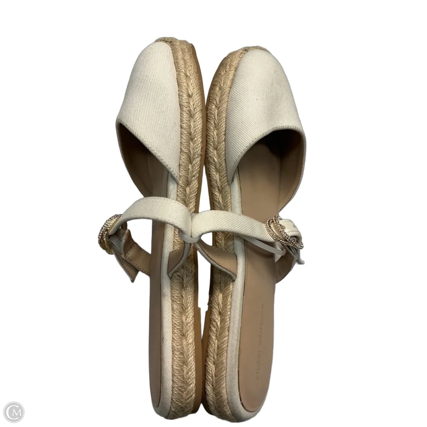 Shoes Designer By Stuart Weitzman In White, Size: 9.5