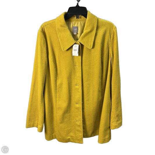 Jacket Other By J. Jill In Yellow, Size: Xl