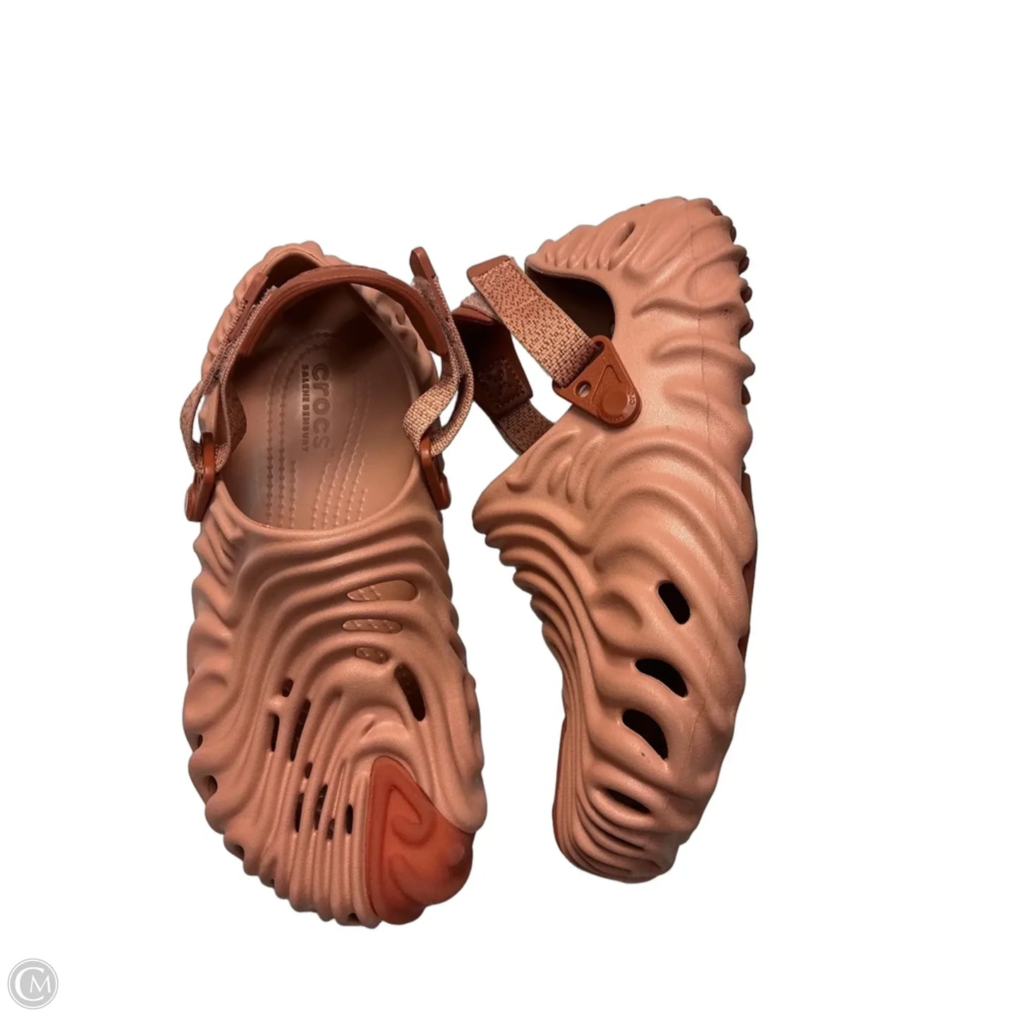 Shoes Sneakers By Crocs In Pink, Size: 9