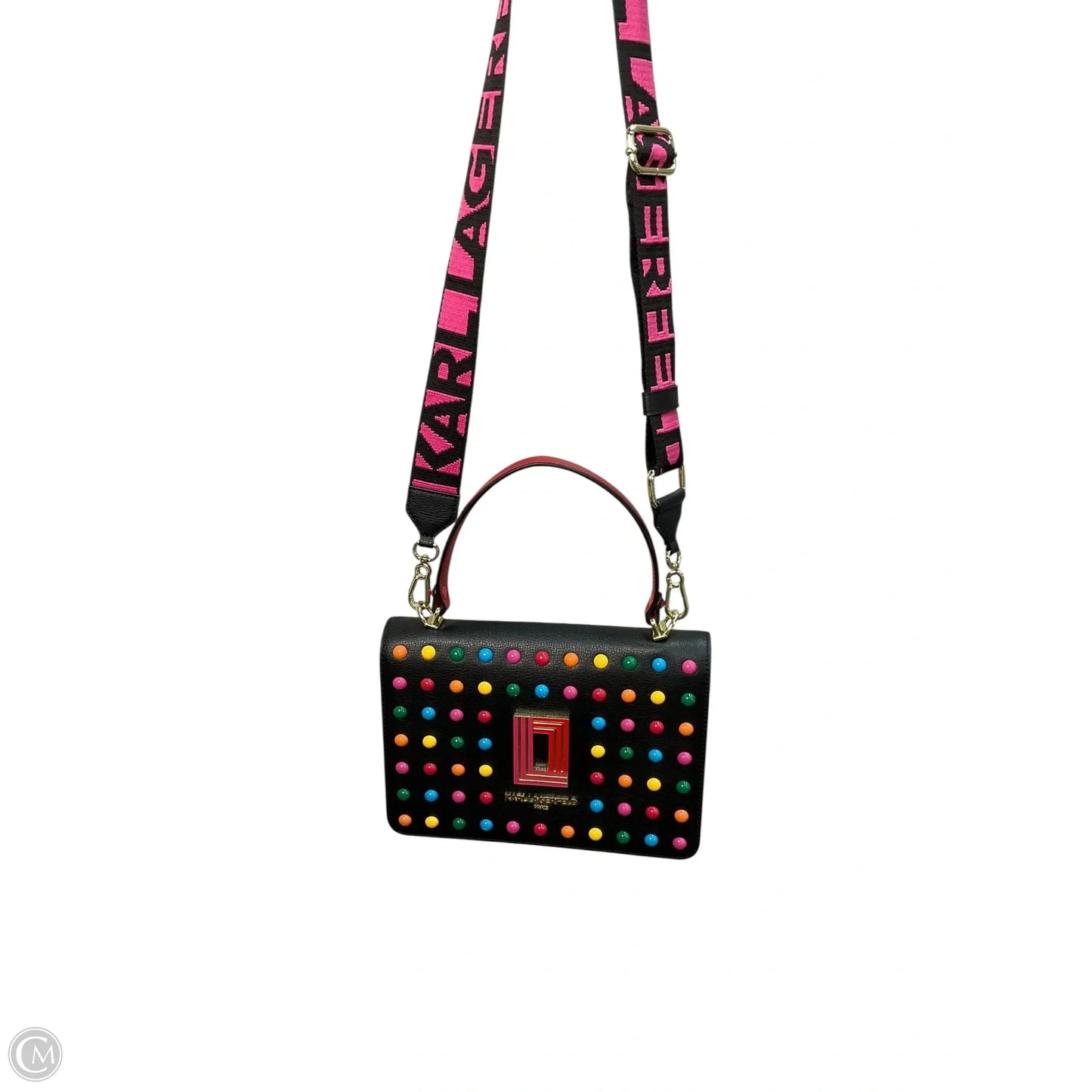 Crossbody Designer By Karl Lagerfeld, Size: Medium