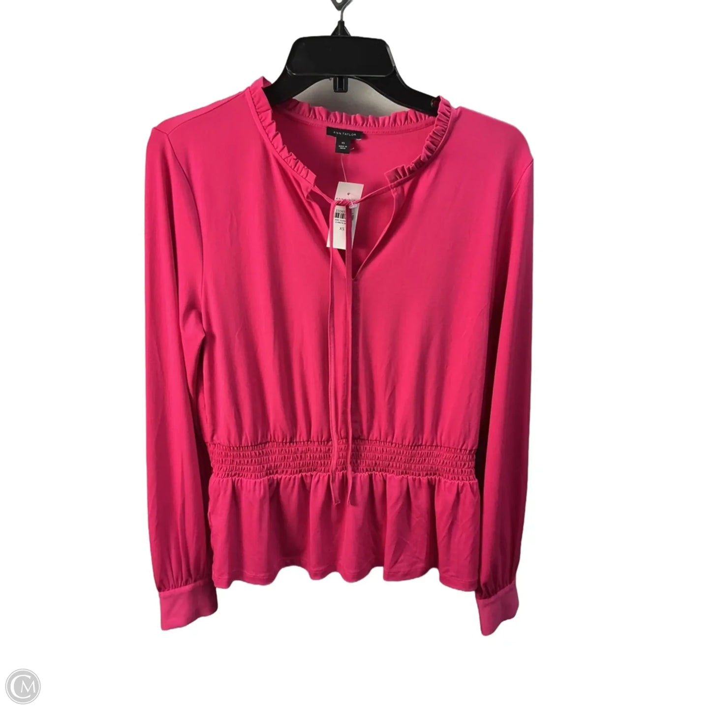 Top Long Sleeve By Ann Taylor In Pink, Size: Xs