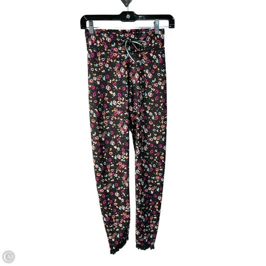 Athletic Leggings Capris By The Upside In Floral Print, Size: Xs