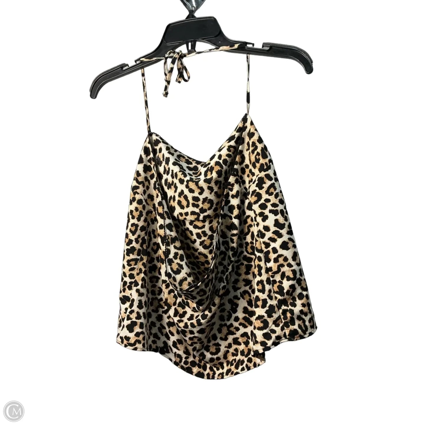 Top Sleeveless By Top Shop In Animal Print, Size: M