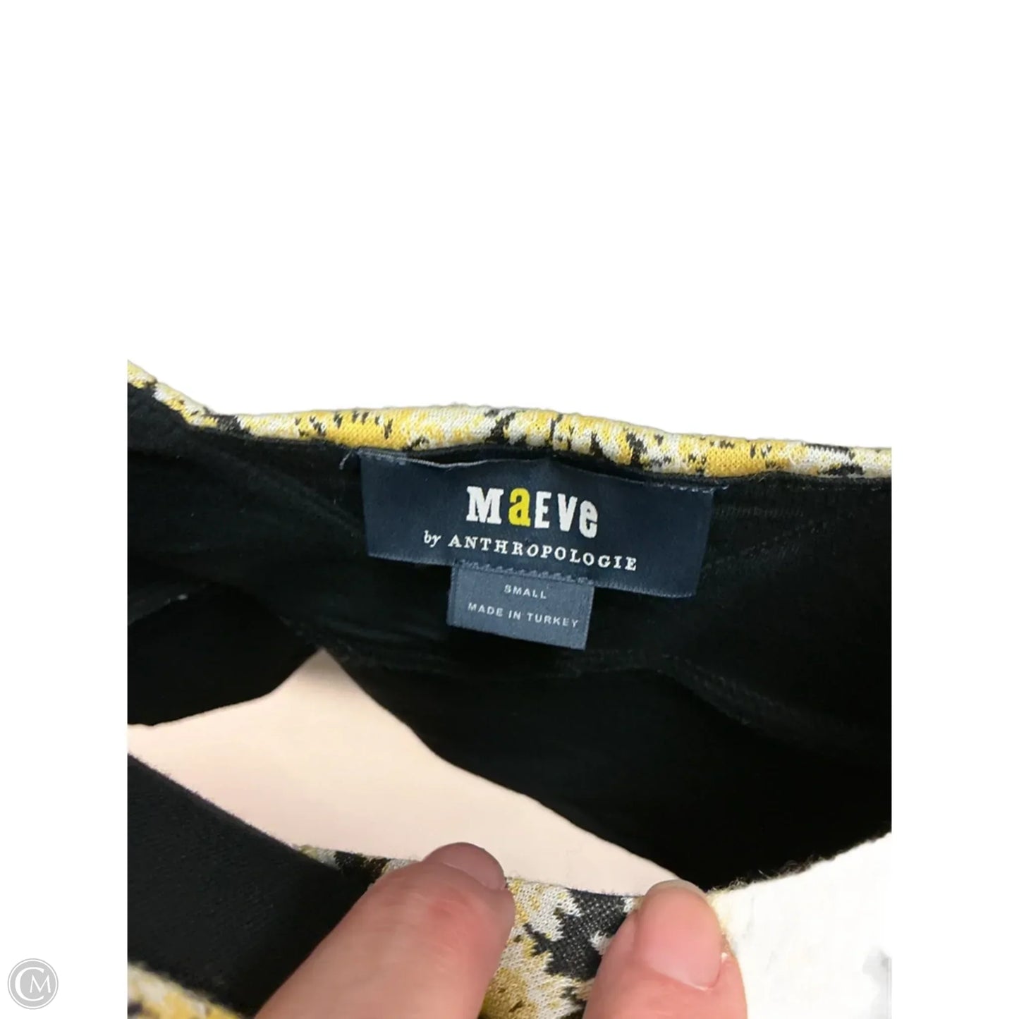 Top Sleeveless By Maeve In Yellow, Size: S
