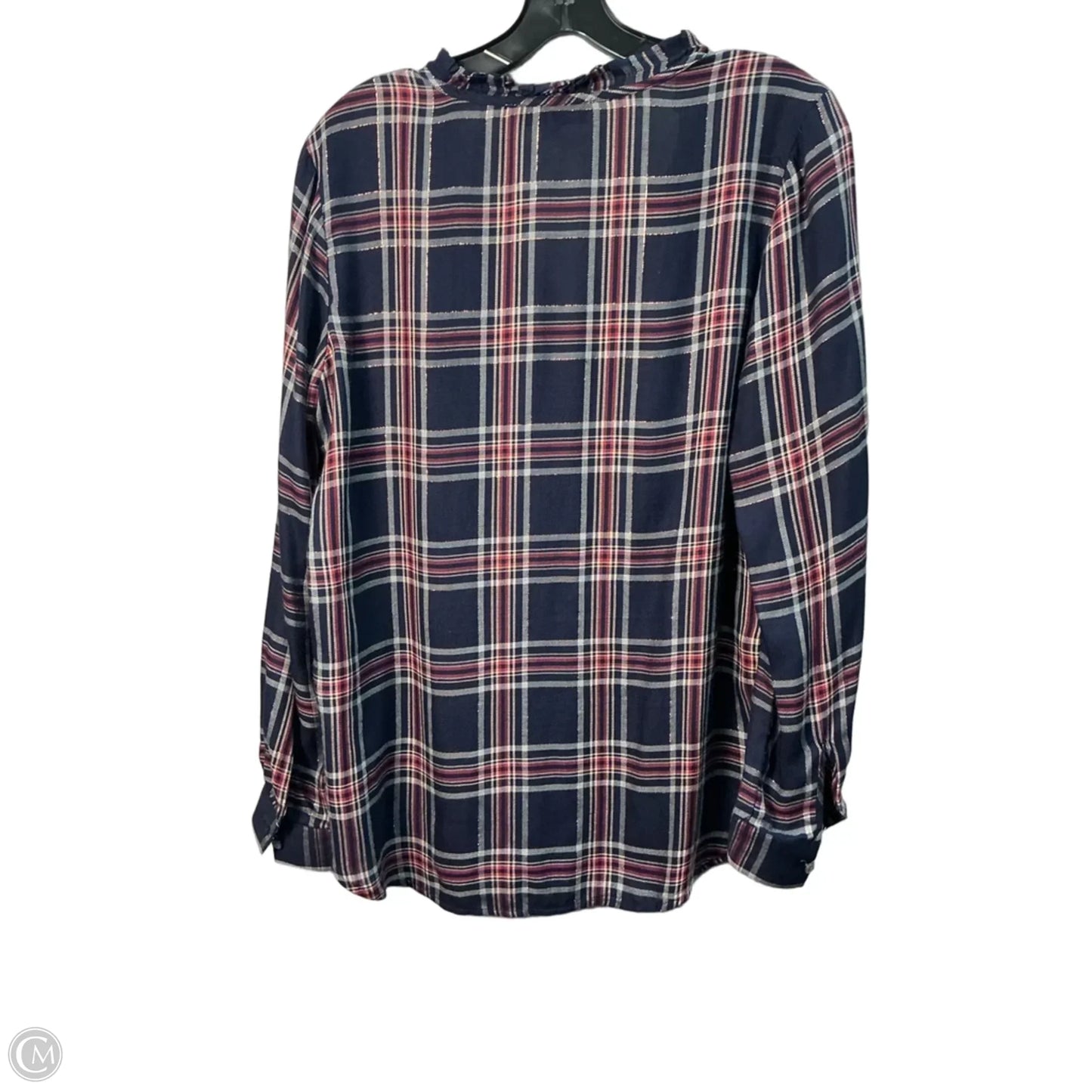 Top Long Sleeve By Loft In Blue, Size: S