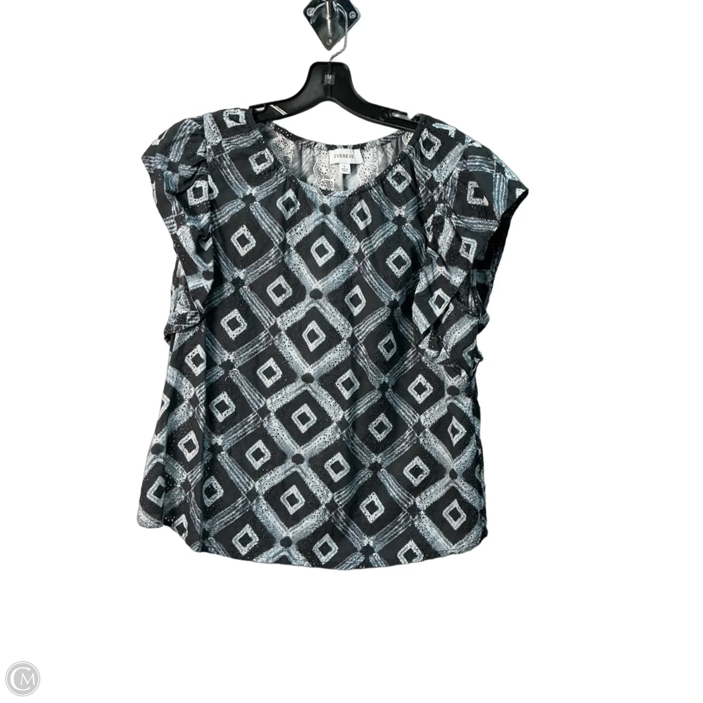 Top Sleeveless By Evereve In Blue, Size: L