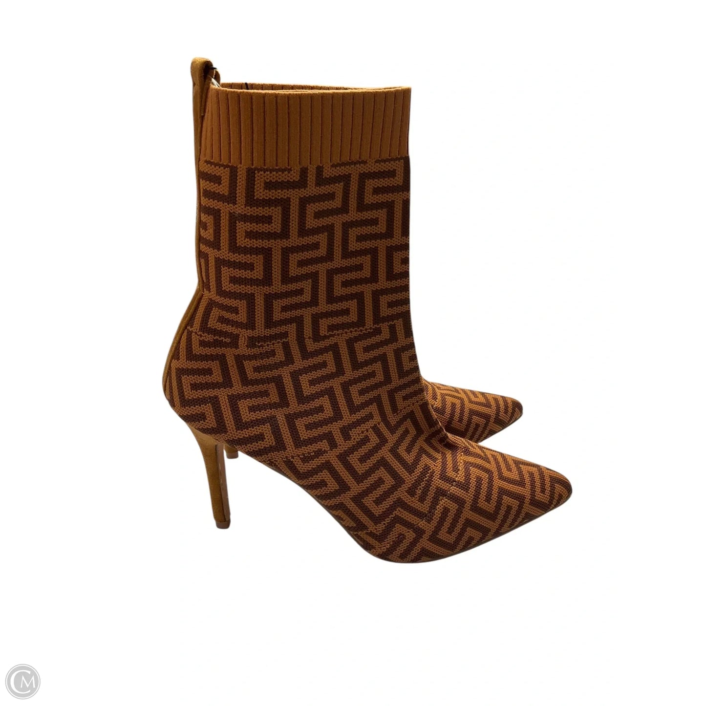 Boots Ankle Heels By Catherine Malandrino In Brown, Size: 8