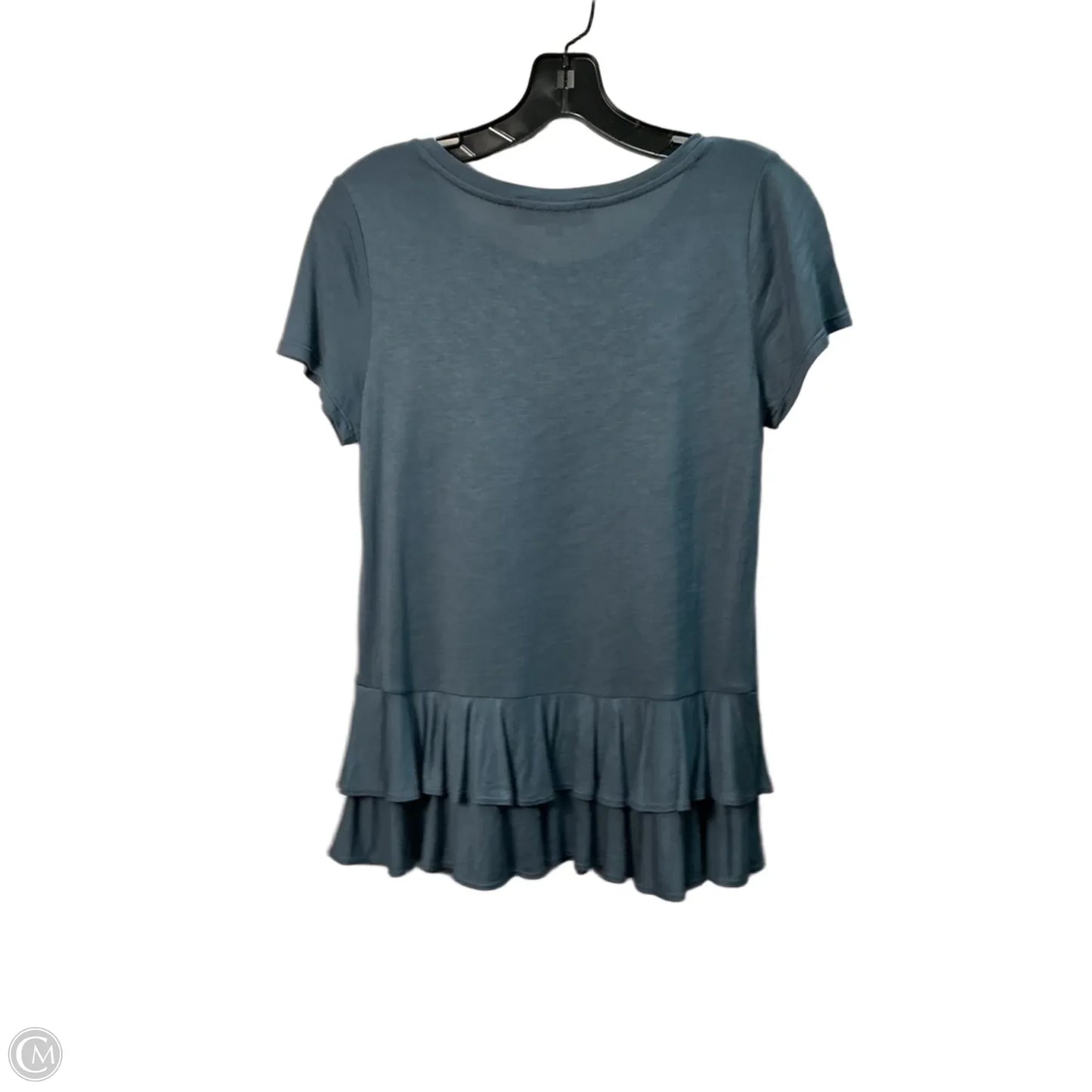 Top Short Sleeve By Loft In Blue, Size: S