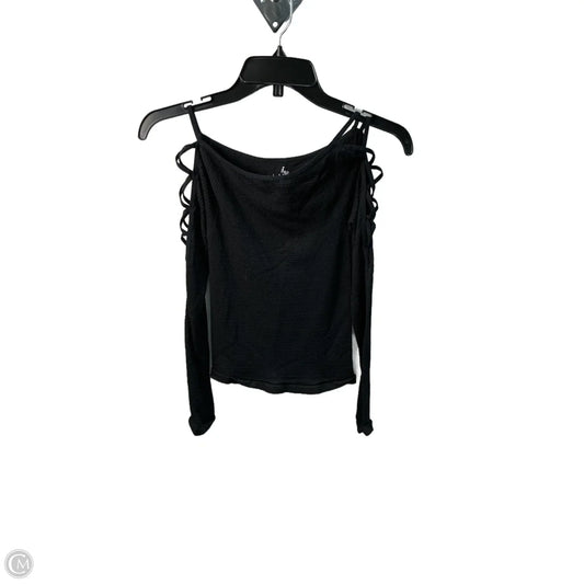 Top Long Sleeve By Free People In Black, Size: Xs