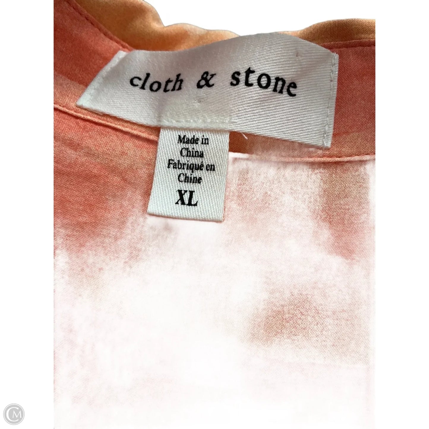 Top Long Sleeve By Cloth & Stone In Orange, Size: Xl
