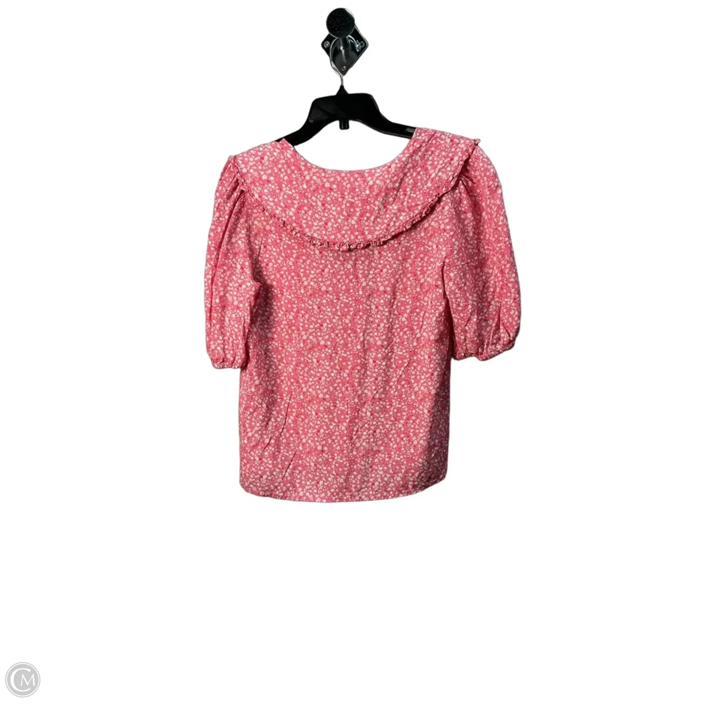 Top Short Sleeve By Wayf In Pink, Size: M