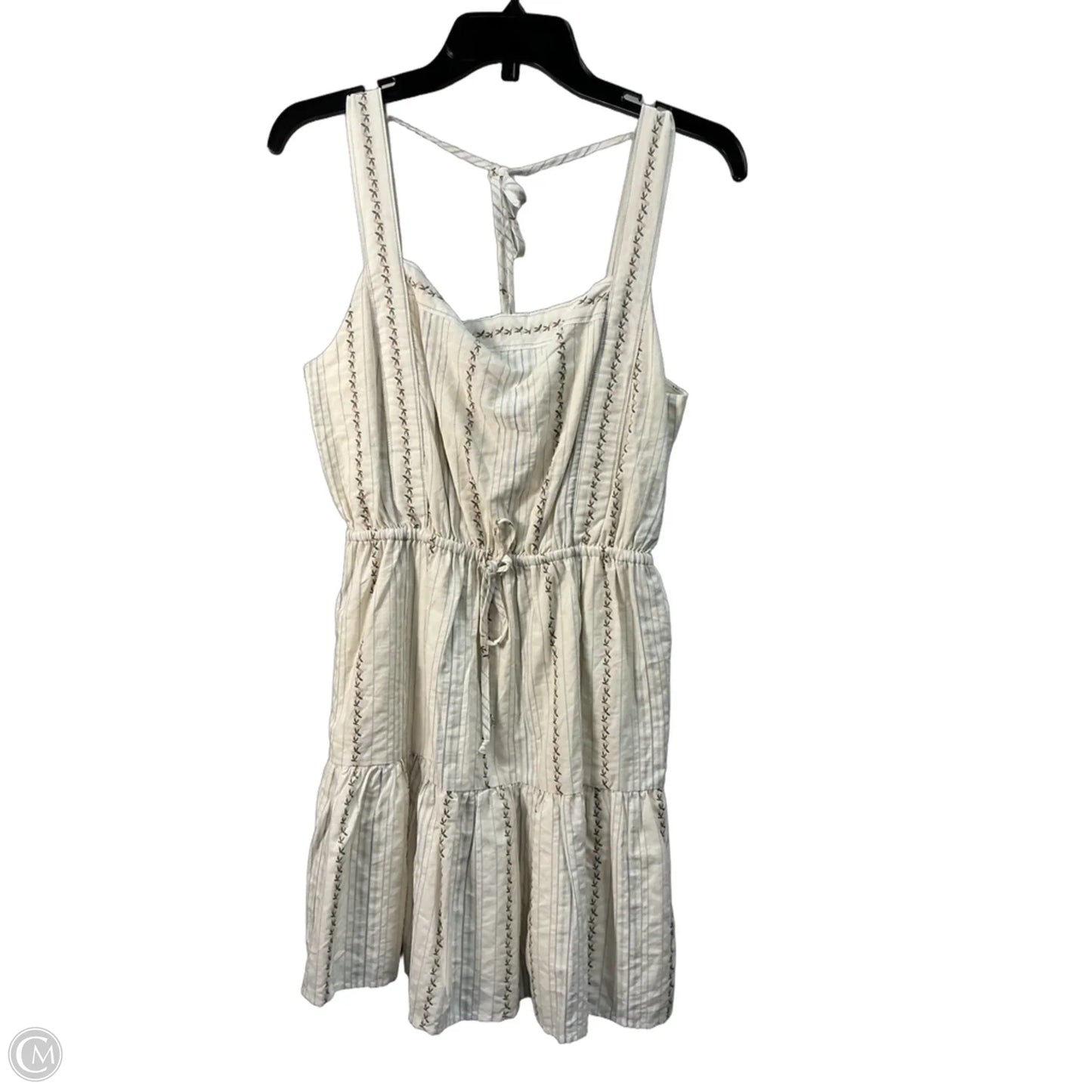 Dress Casual Midi By Storia In Cream, Size: M