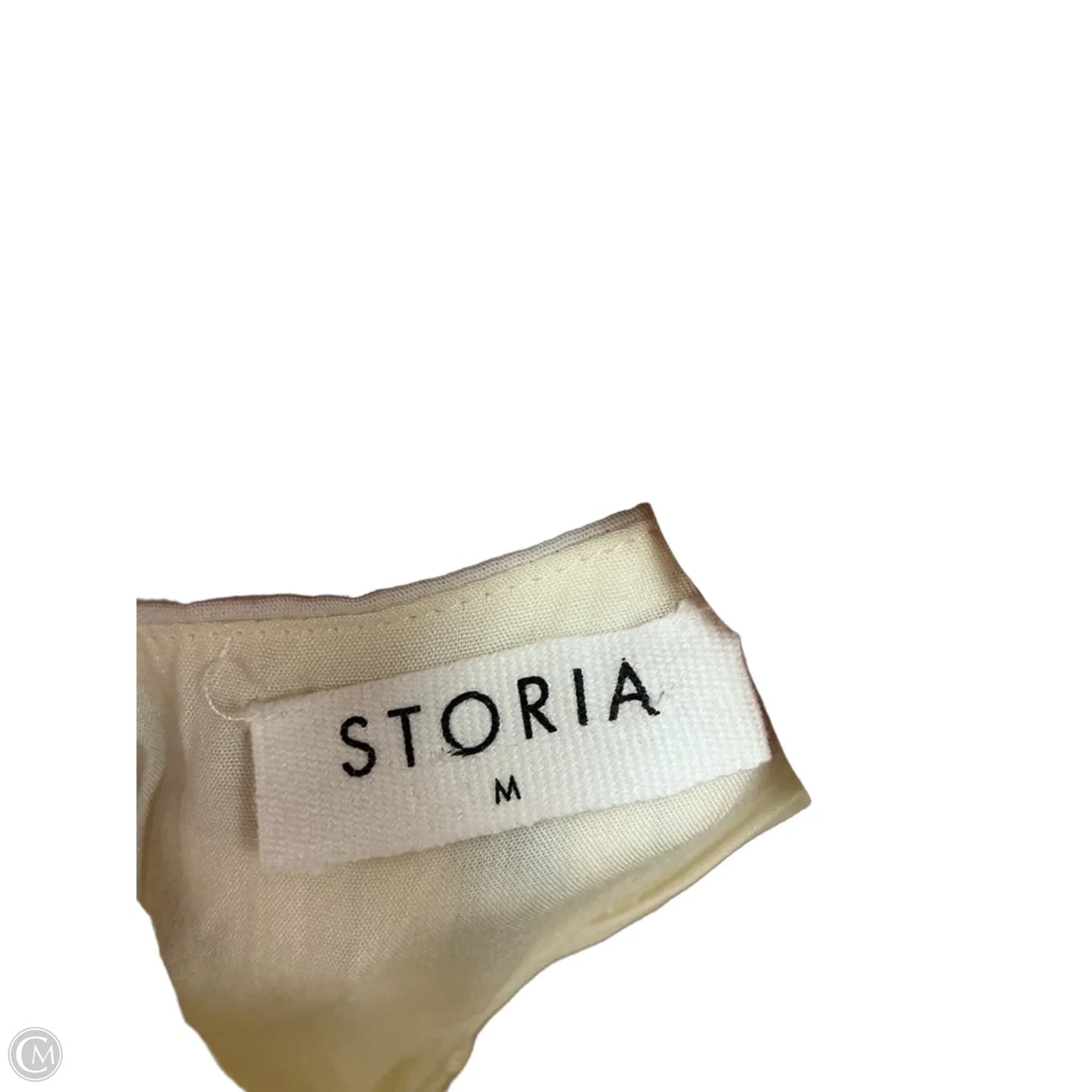 Dress Casual Midi By Storia In Cream, Size: M