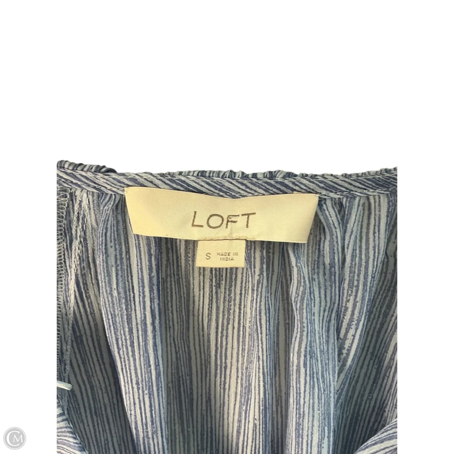 Top Long Sleeve By Loft In Blue, Size: S
