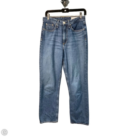 Jeans Straight By Rag And Bone In Blue, Size: 4