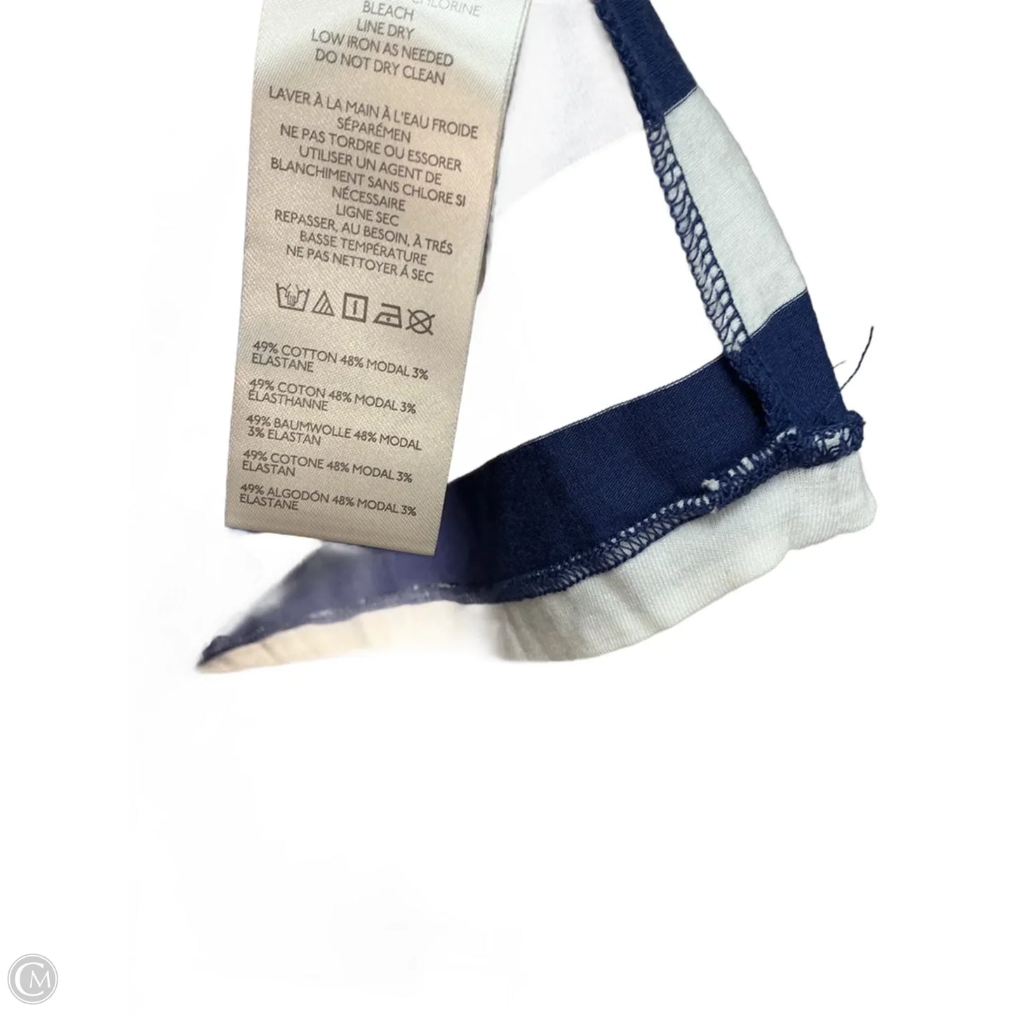 Top Short Sleeve By Maeve In Blue, Size: 22