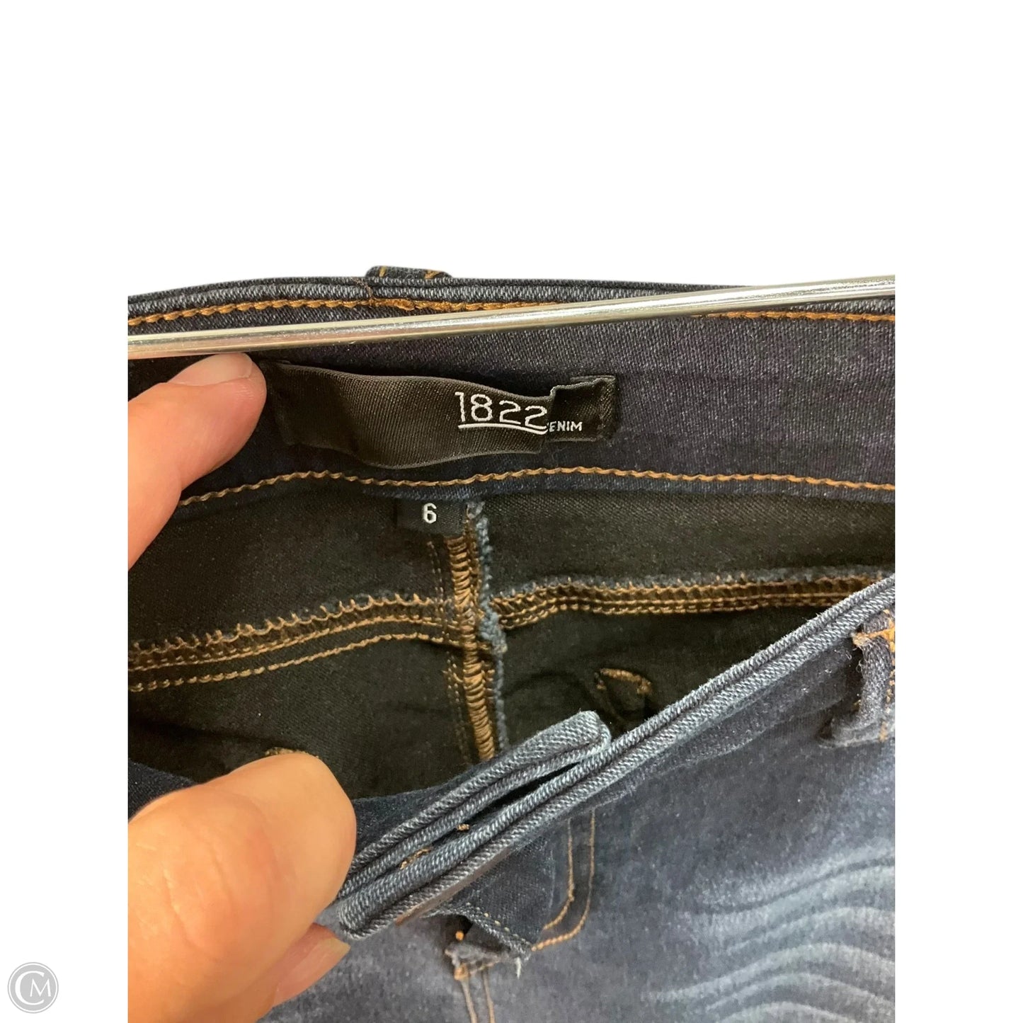 Jeans Wide Leg By 1822 Denim In Blue, Size: 6