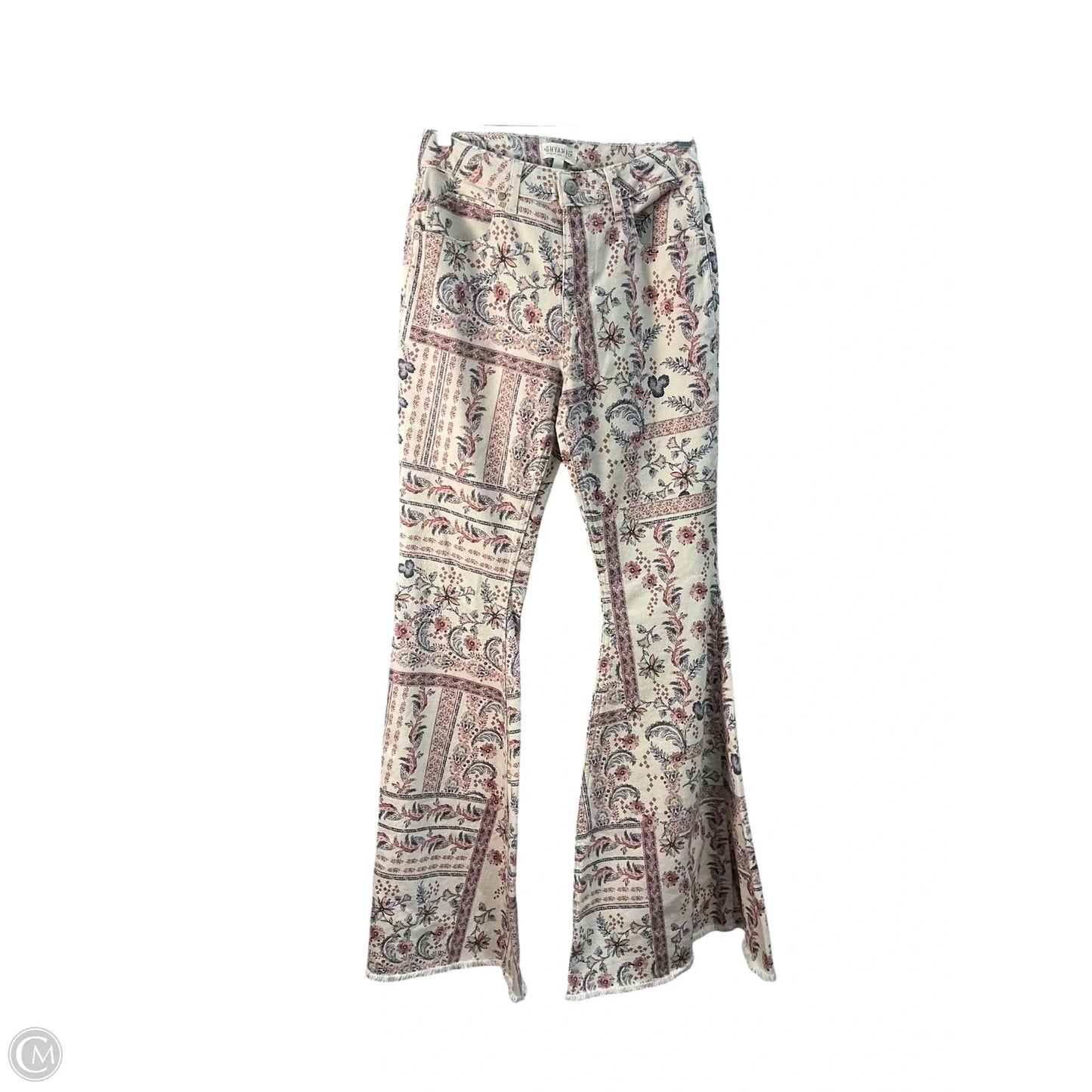 Jeans Flared By Shyanne In Cream, Size: 6