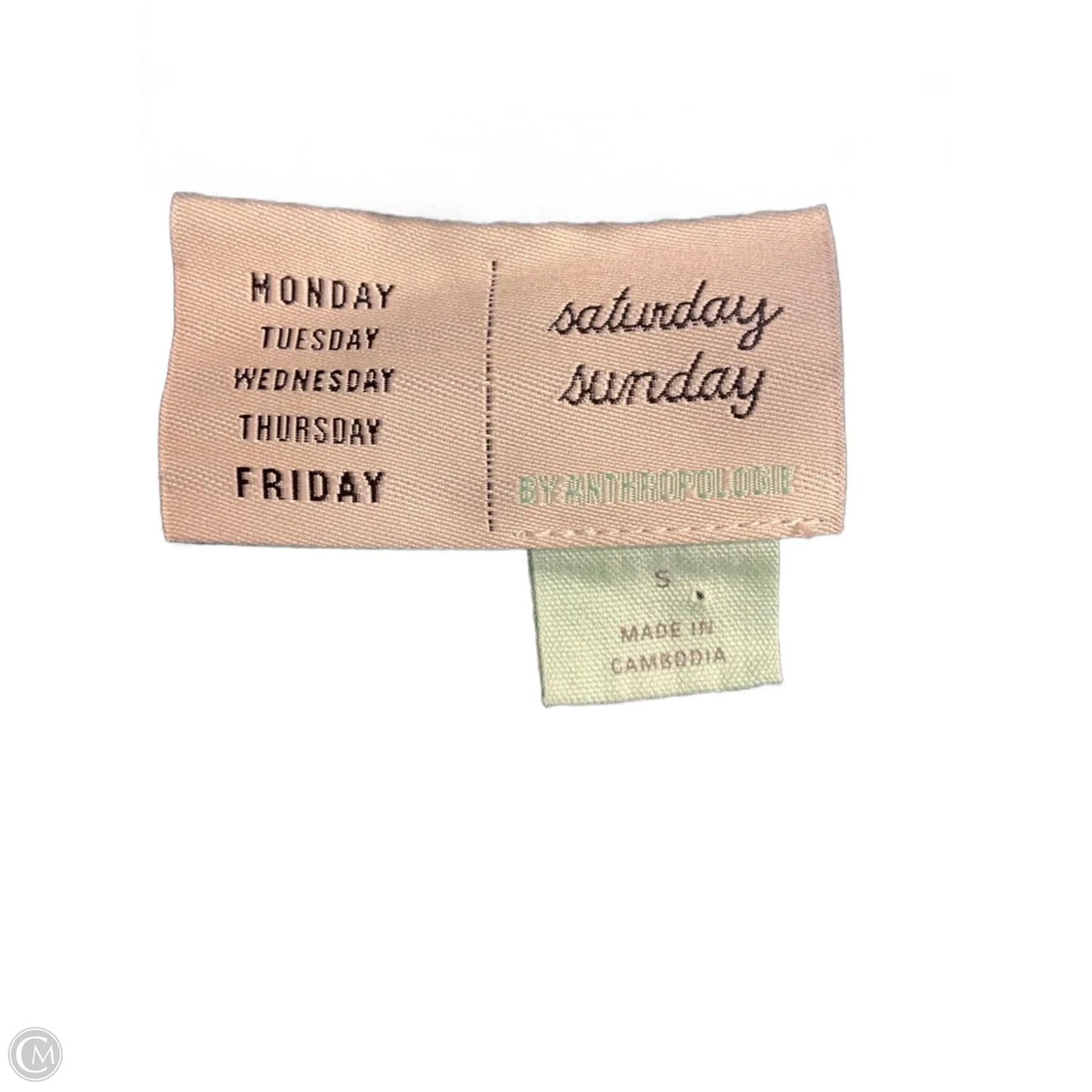 Sweatshirt Collar By Anthropologie In Green, Size: S