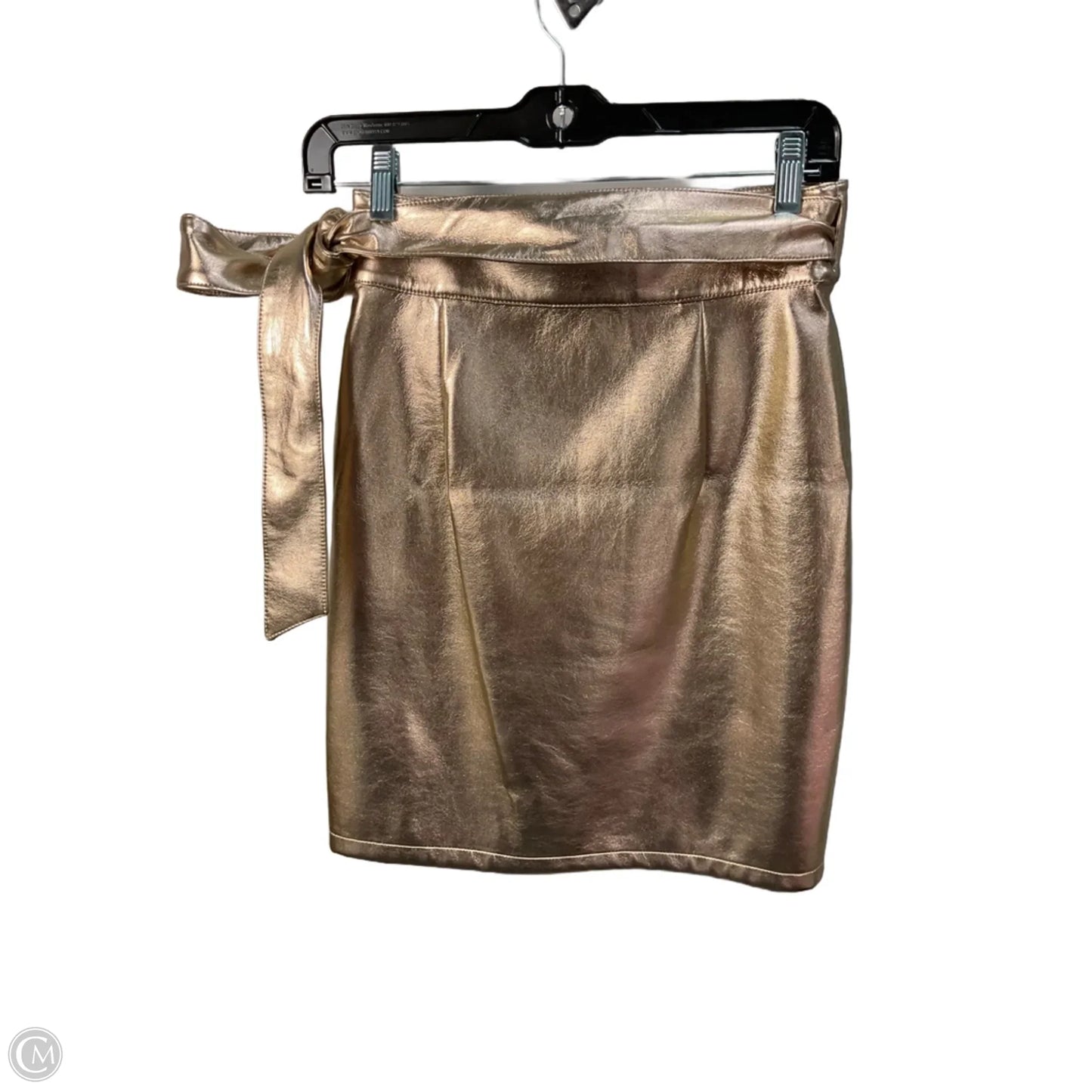 Skirt Mini & Short By Anthropologie In Gold, Size: 4