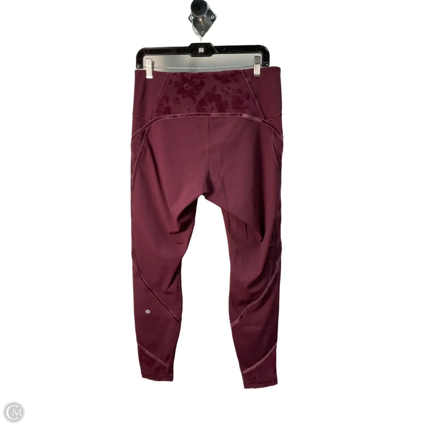 Athletic Leggings By Lululemon In Red, Size: 12