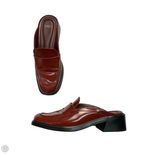 Shoes Heels Kitten By Franco Sarto In Red, Size: 7.5