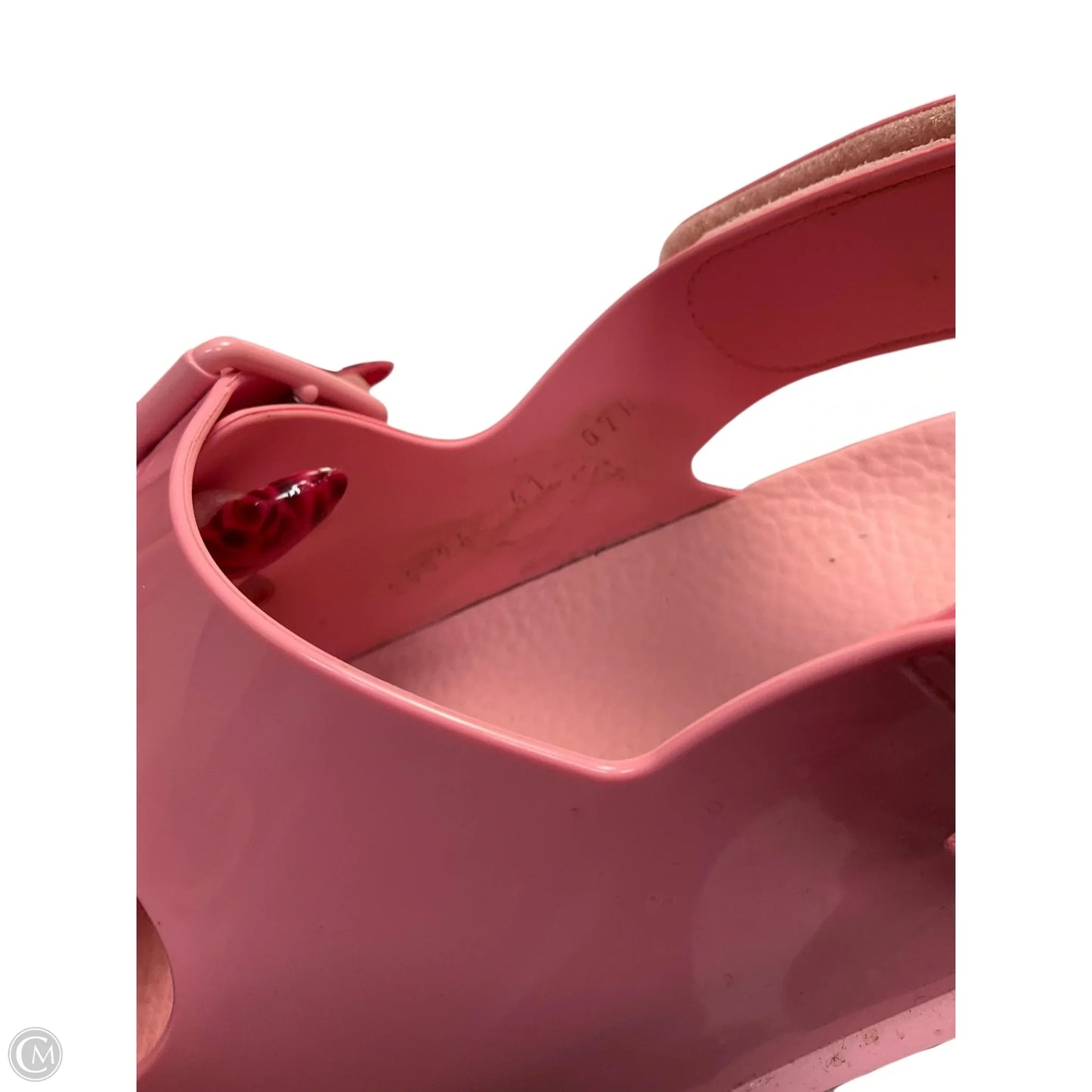 Sandals Luxury Designer By Gucci In Pink, Size: 11