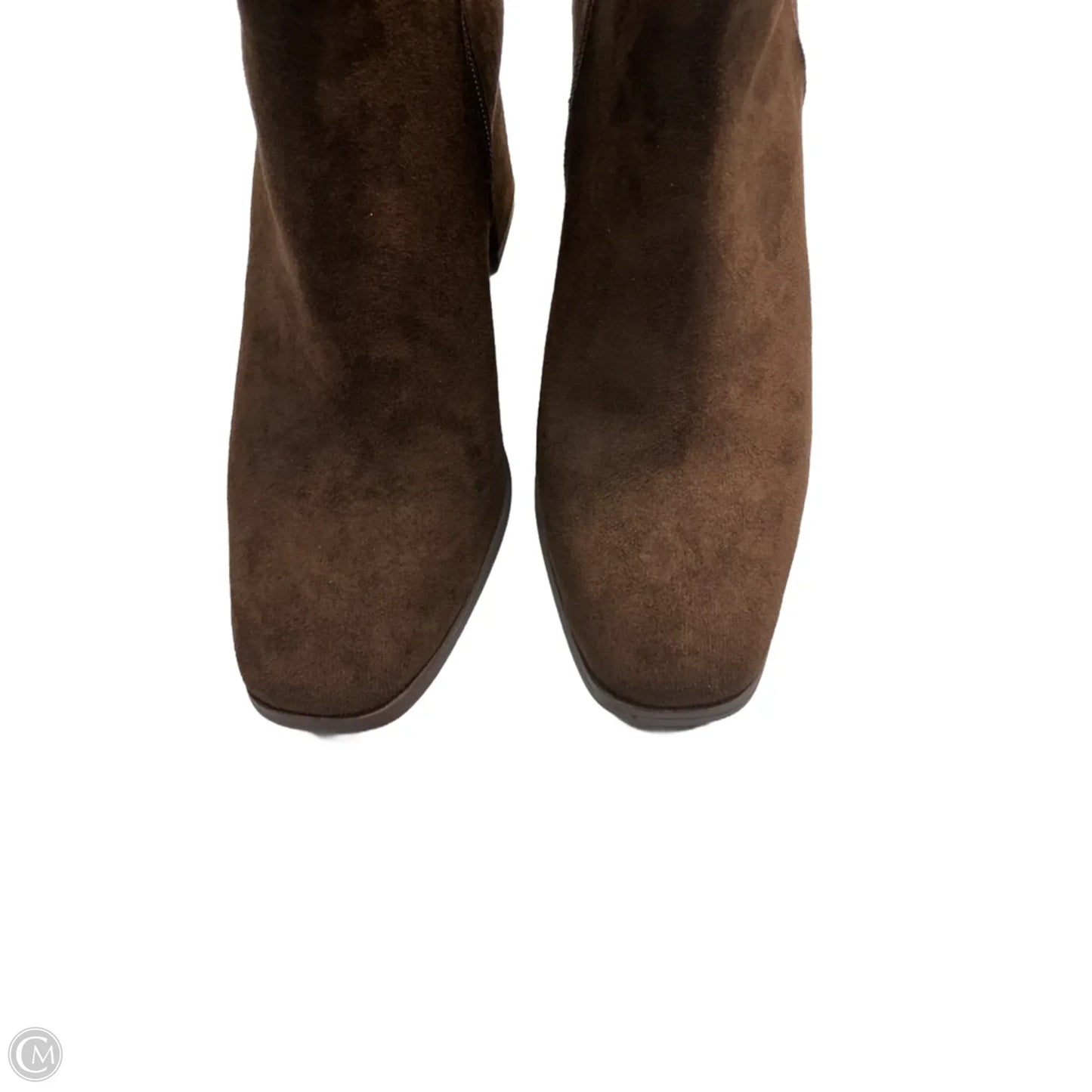 Boots Ankle Heels By Madden Girl In Brown, Size: 9