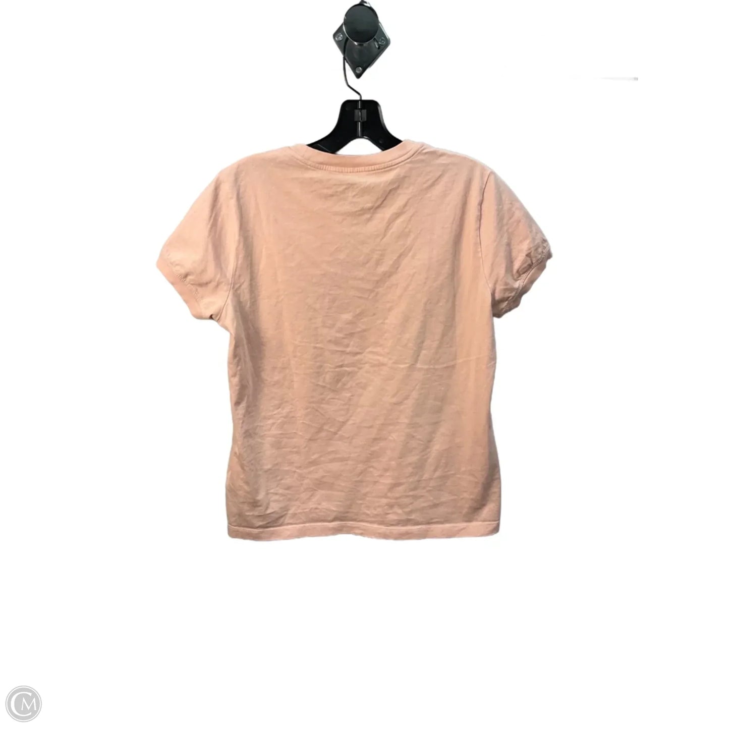 Top Short Sleeve Designer By Coach In Orange, Size: M