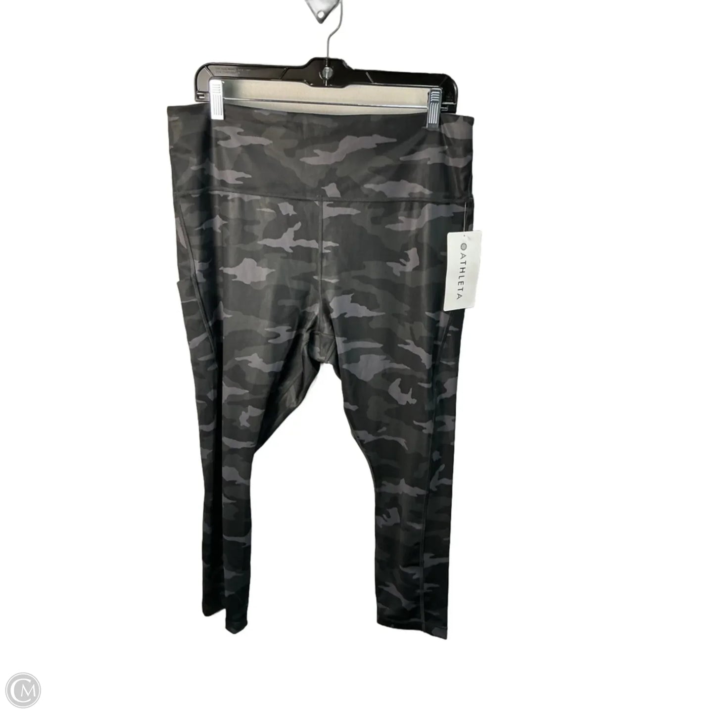 Athletic Leggings By Athleta In Black, Size: 18