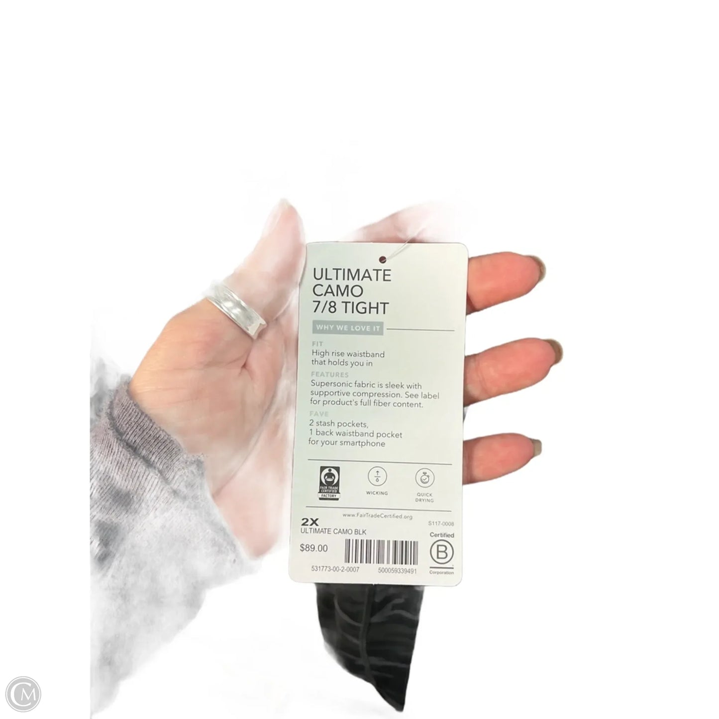 Athletic Leggings By Athleta In Black, Size: 18