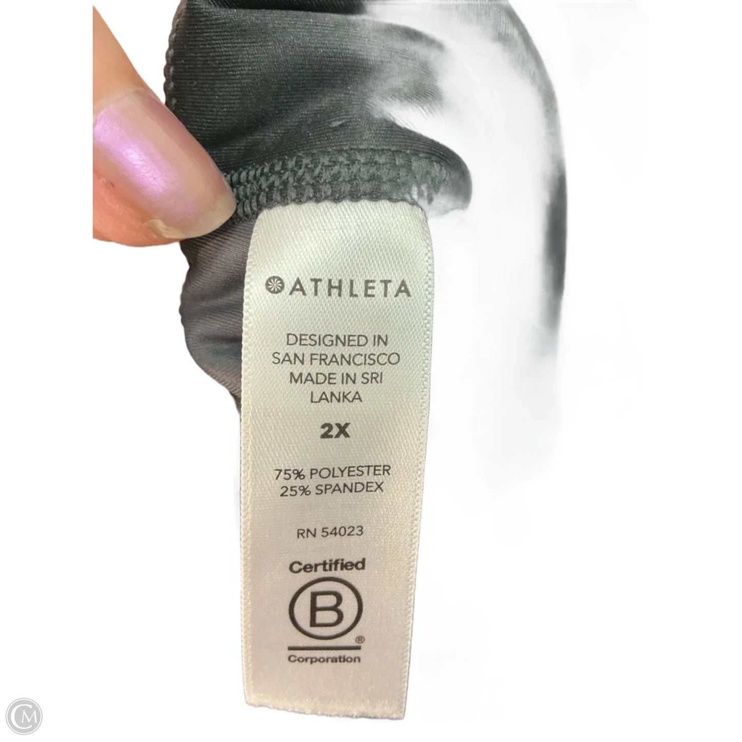 Athletic Leggings By Athleta In Black, Size: 18