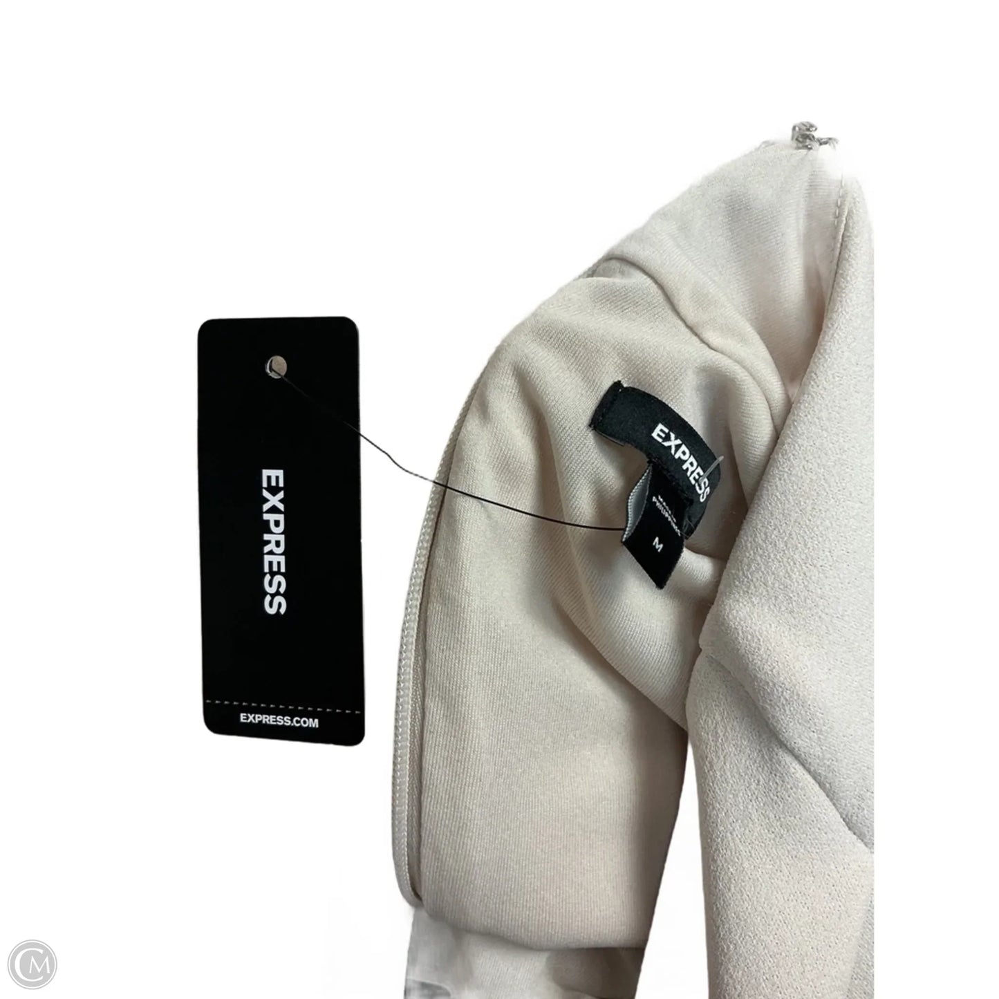 Dress Work By Express In Cream, Size: M