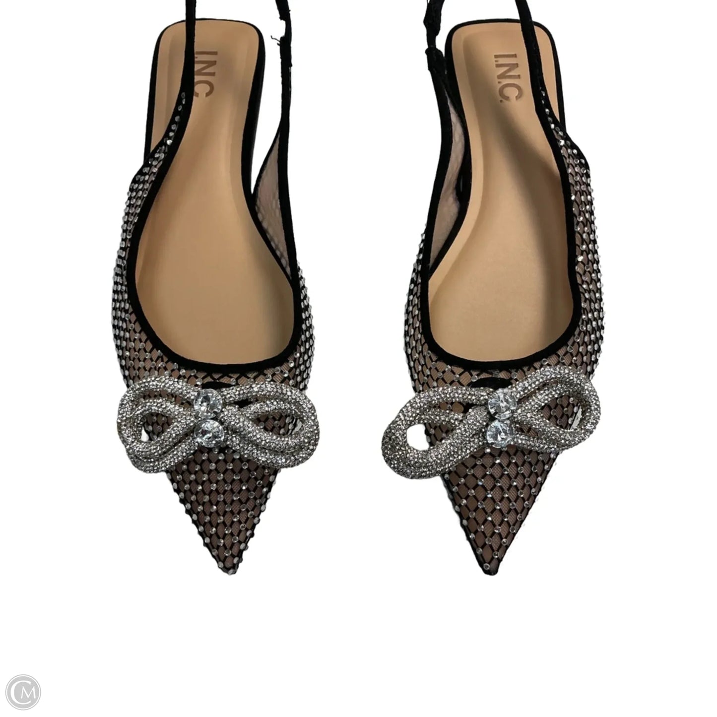 Shoes Flats By Inc In Black & Cream, Size: 11