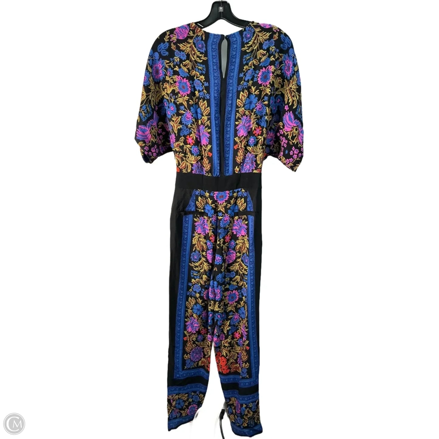 Jumpsuit By Anthropologie In Black & Blue, Size: Xs