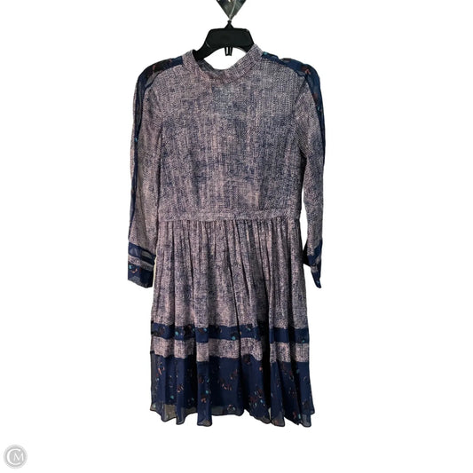 Dress Casual Midi By Rebecca Taylor In Purple, Size: S