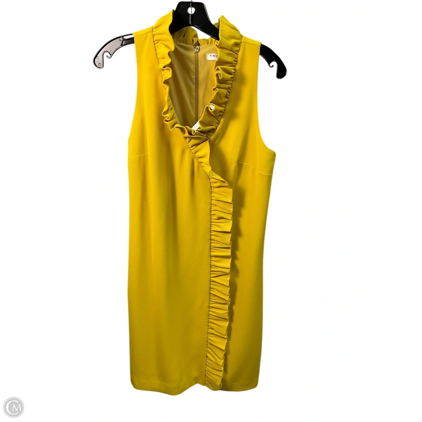 Dress Casual Midi By Trina Turk In Yellow, Size: 0