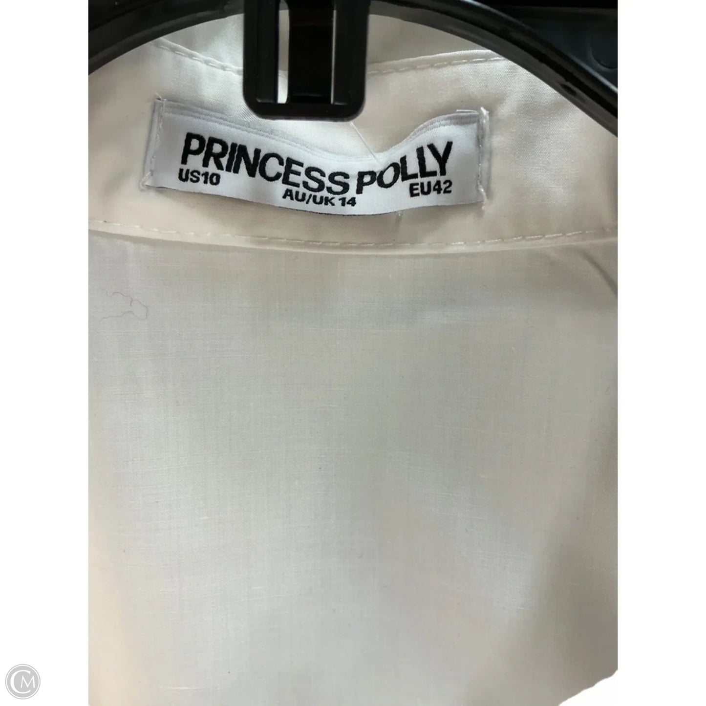 Top Long Sleeve By Princess Polly In White, Size: M