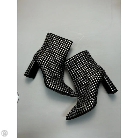 Boots Ankle Heels By Inc In Black, Size: 6