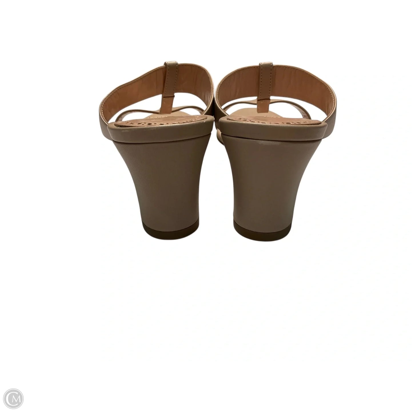 Shoes Designer By Manolo Blahnik In Cream, Size: 9