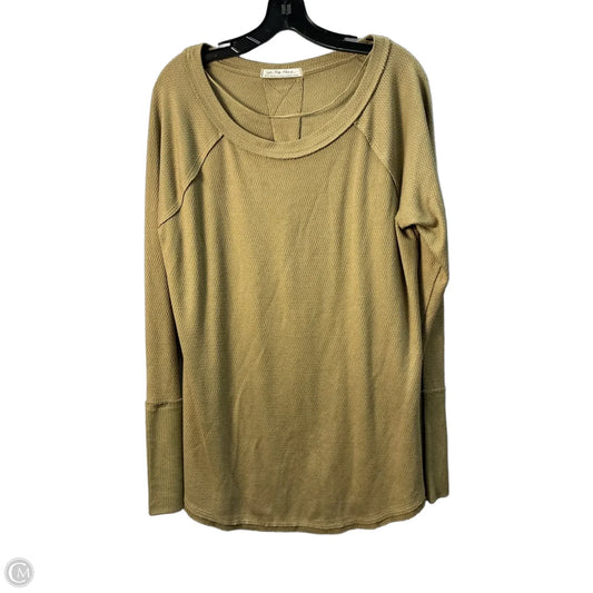 Top Long Sleeve By We The Free In Green, Size: Xl