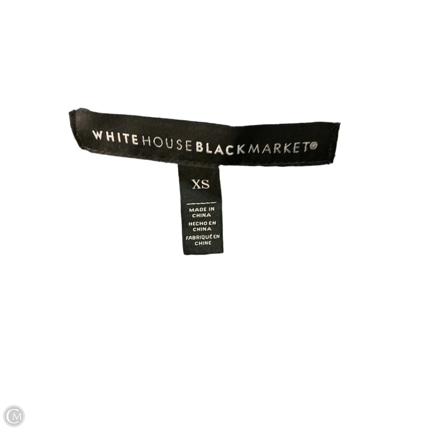 Top Short Sleeve By White House Black Market In Blue, Size: Xs