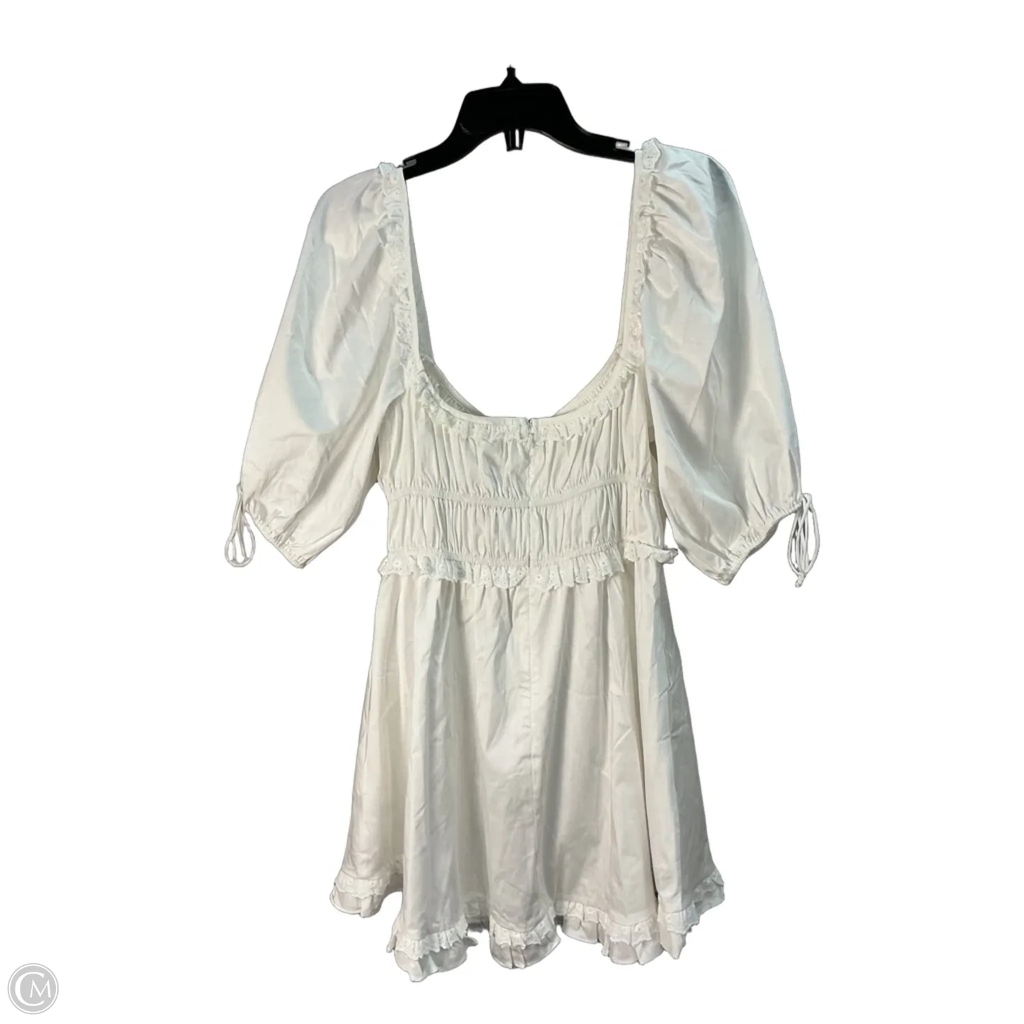 Dress Casual Short By For Love & Lemons In White, Size: Xl
