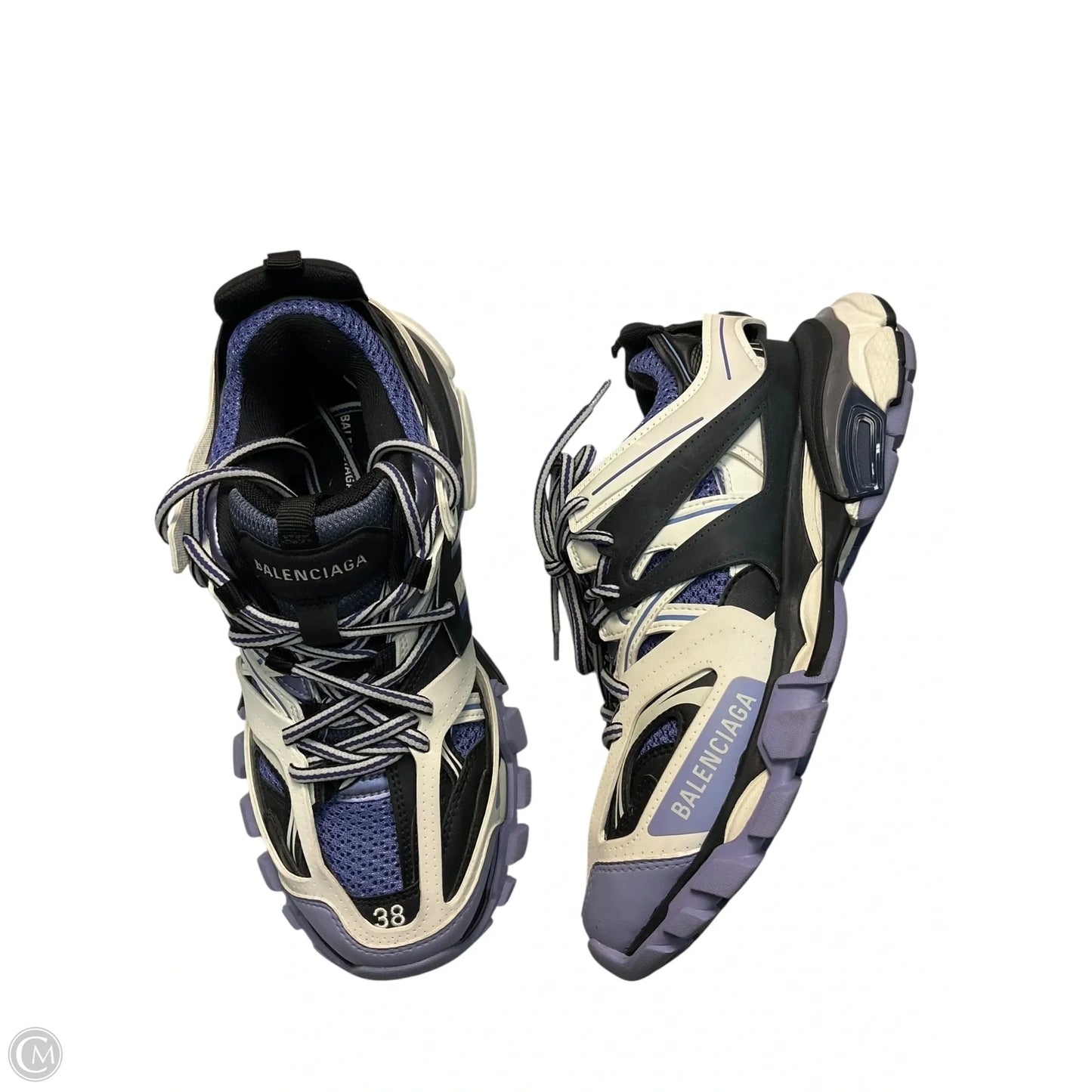 Shoes Luxury Designer By Balenciaga In Purple, Size: 8